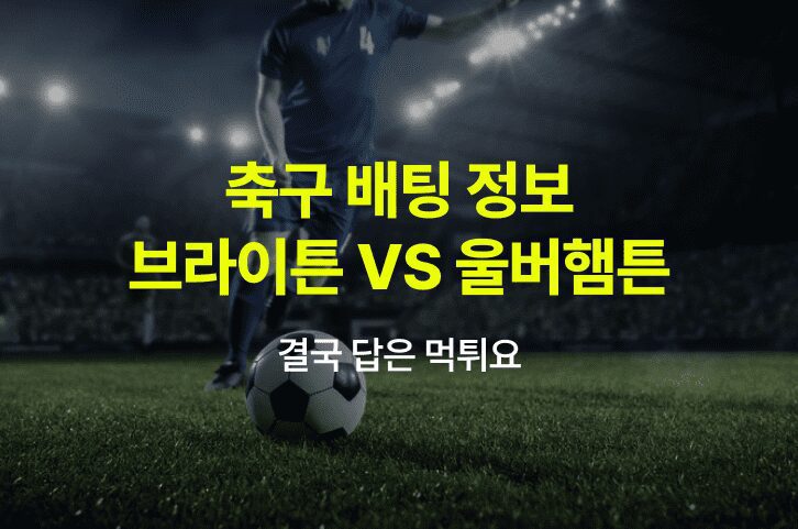 축구배팅정보_브라이튼-울버햄튼 썸네일