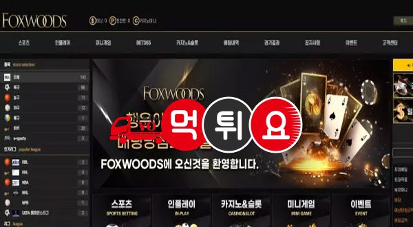 폭스우드 먹튀 확