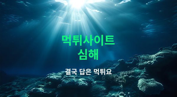 심해 먹튀사이트 배너