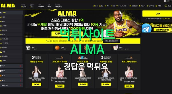 먹튀사이트 ALMA